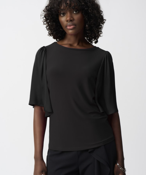 Satin Sleeve Top